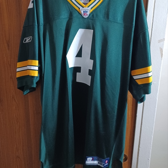 Authentic Brett Favre Green Bay Packers jersey size 54 + free Packers blanket - Picture 1 of 10